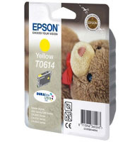 Epson T0614 Yellow DuraBrite Ink Cartridge (Teddybear) (C13T06144010)